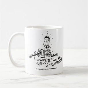 Homem do motor 11 onças. Caneca