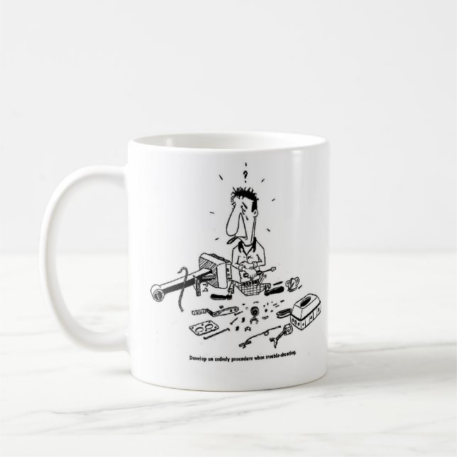 Homem do motor 11 onças. Caneca (Esquerda)