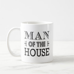 Homem do tipo moderno caneca da casa