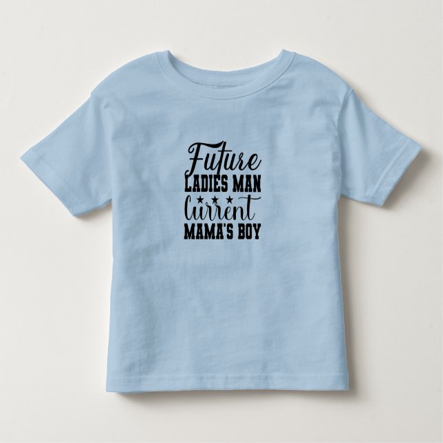 Homem Futuro das Mulheres, Camisa do Menino da Mãe (Frente)