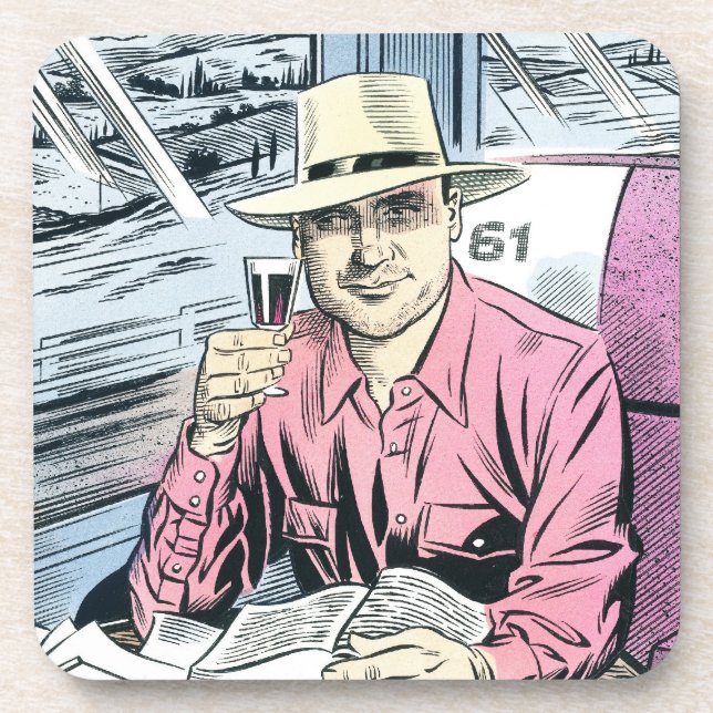 Homem no grupo da porta copos de Seat 61 (Frente)