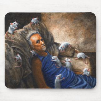 Homem no sofá com ratos Mousepad