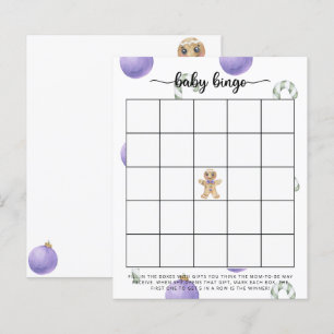 Homem-pão-de-gengibre - jogo do bingo-Chá de frald