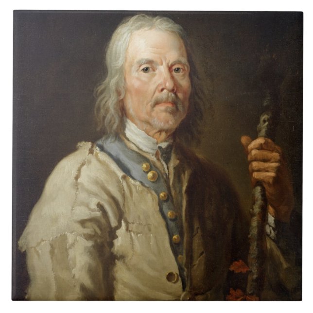 Homem que guardara uns funcionarios, c.1800 (óleo (Frente)