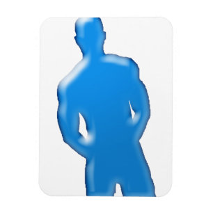Homem que levanta o ímã