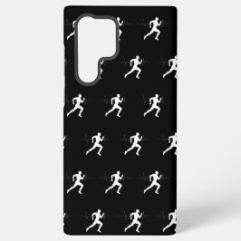 Homem Runners Silhouette HeartBeat Line
