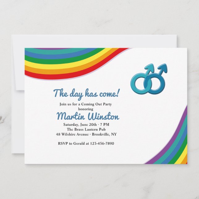 Homem Saindo do Convite para o Armário (Frente)