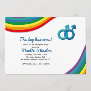 Homem Saindo do Convite para o Armário