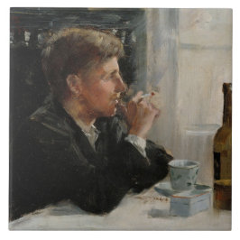 Homem sentado perdido na Mesa