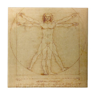 Homem Vitruviano por Leonardo Da Vinci