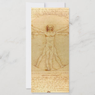 Homem Vitruviano por Leonardo Da Vinci