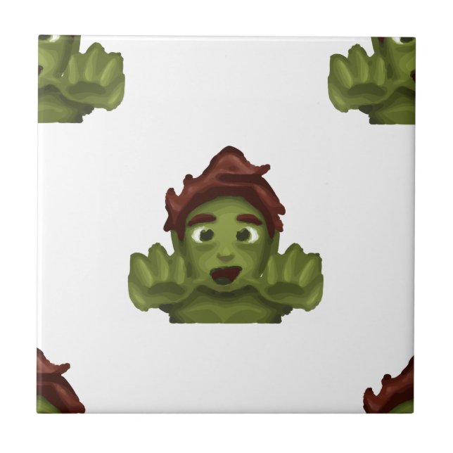 homem zombie emoji (Frente)