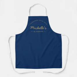 Homemade Azul marinho com cozinha personalizada Na
