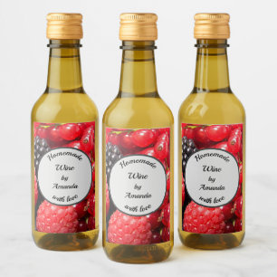 Homemade com fruta de amor, garrafa pequena