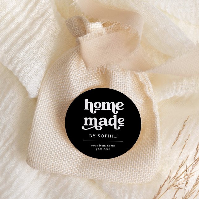 Homemade | Etiqueta do produto Boho Retro Look (A boho, retro product label for all of your homemade goods)