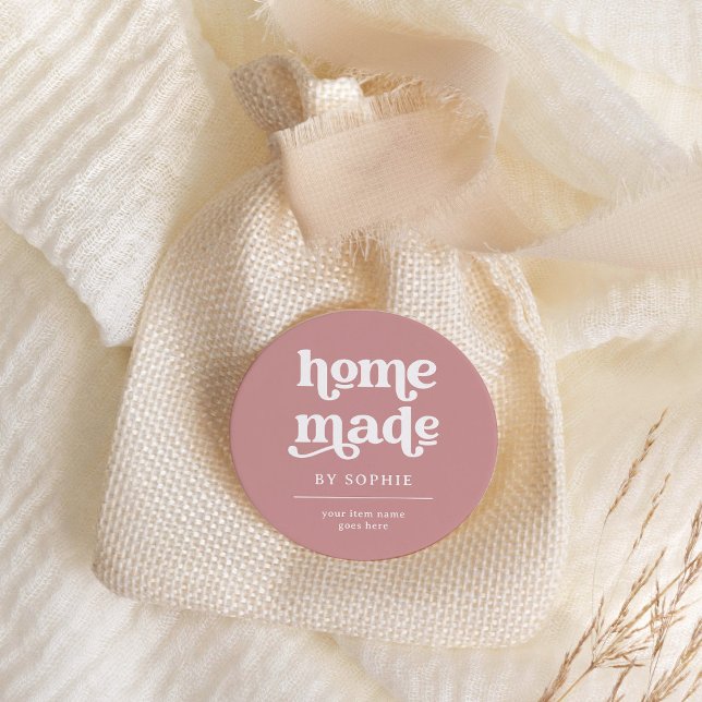 Homemade | Etiqueta do produto Boho Retro Look (A boho, retro product label for all of your homemade goods)