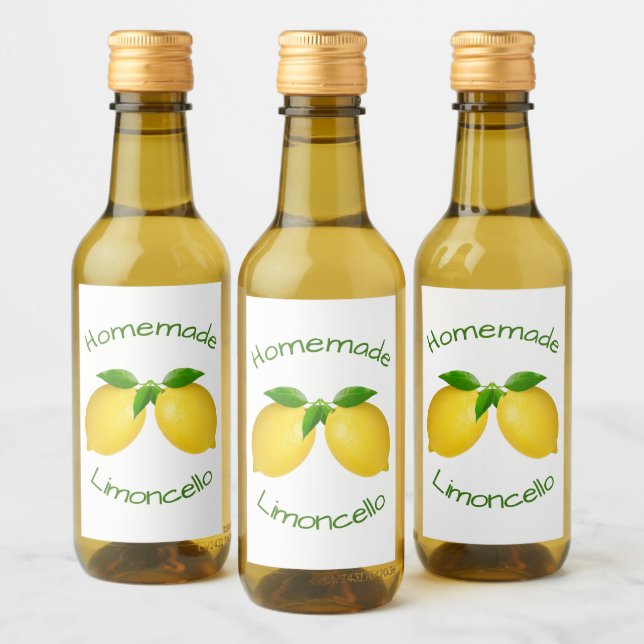 Homemade Limoncello (Garrafas)