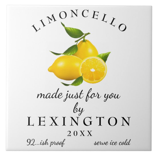 Homemade Limoncello  (Frente)