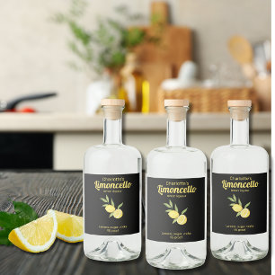 Homemade Limoncello Lemon Liqueur