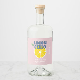 Homemade Love Modern Pink Kraft Limoncello Liquida