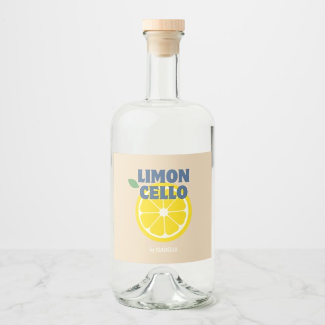 Homemade Modern Light Beige Limoncello (Frente)