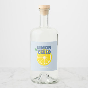 Homemade Modern Light Blue Love Limoncello