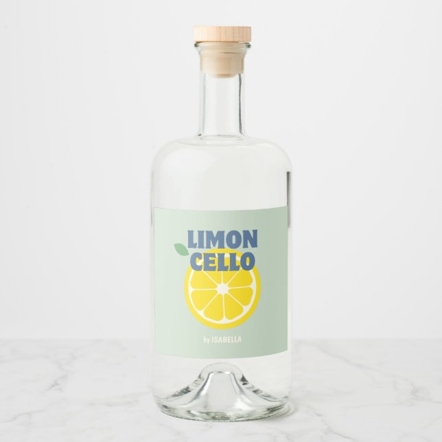 Homemade Modern Mint Limoncello (Frente)
