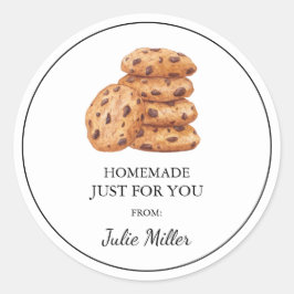 Homemade só para você etiquetas de biscoitos de ch