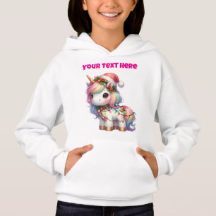 Homenageado de Natal Personalizado do Unicórnio pa