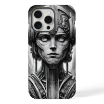 Homenagem a Lang Metropolis. Mulher futurista retr