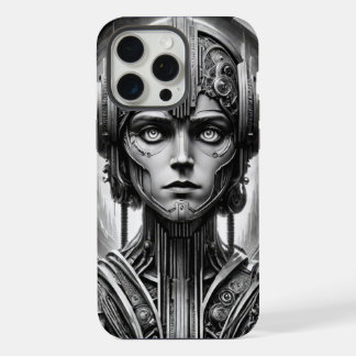 homenagem a Lang Metropolis. Mulher Retro-Futurist
