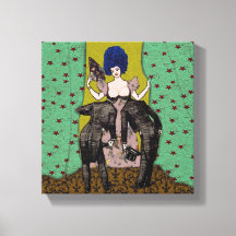 Homens Baldes ~ 10x10,75 Canvas Espessa