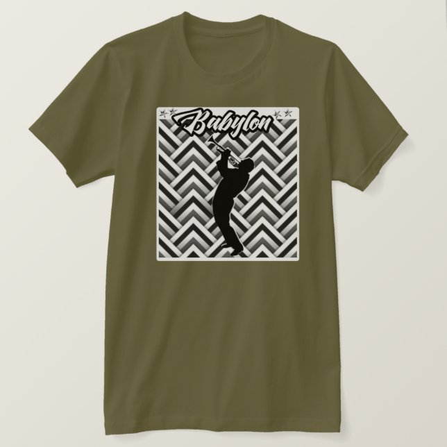 Homens - Camiseta Gráfica de T & Tops! (Frente do Design)