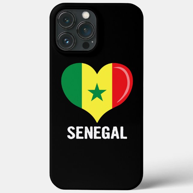 Homens com bandeira do Senegal Mulheres Crianças P (Verso)