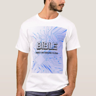 Homens conectam camisa de Bíblia