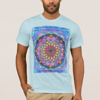 Homens da senhora Mestre Mandala T Camisa
