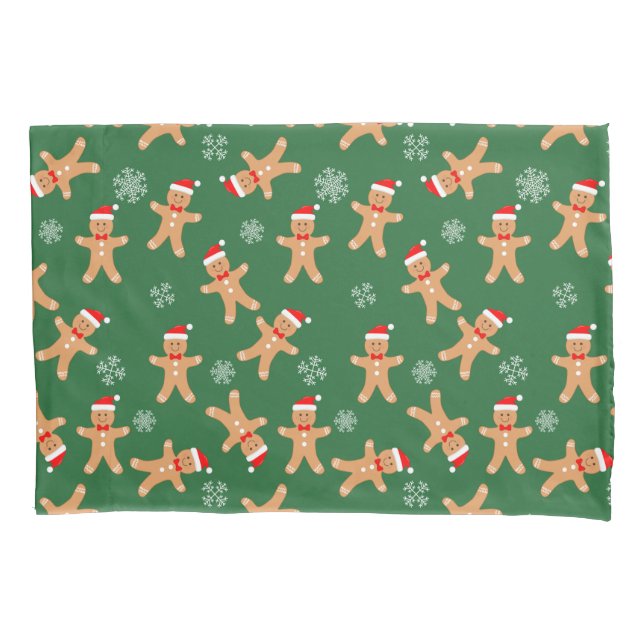Homens de Biscoito de Natal em Verde  (Frente)