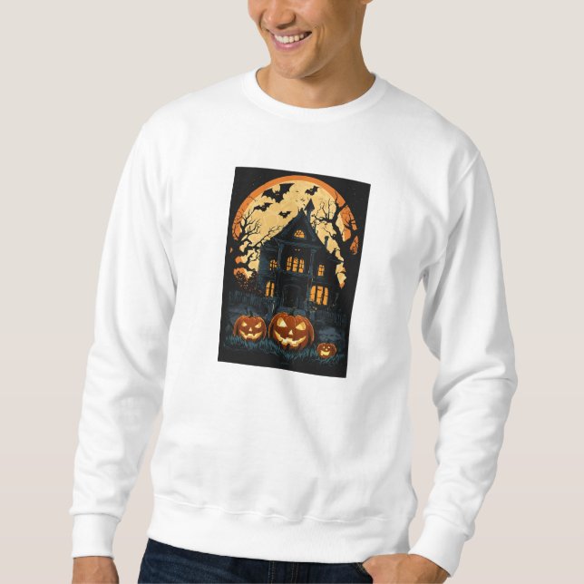Homens de Design de Halloween, camiseta básica (Frente)