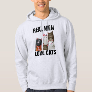 HOMENS DE VERDADE AMAM GATOS CAMISETAS E MANGAS LO