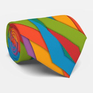 Homens Designer Gravatas Feliz Colorido