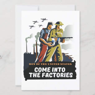 Homens dos Estados Unidos, cartaz da 2ª Guerra Mun