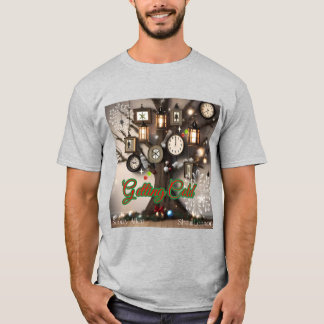 Homens ganhando camiseta velha