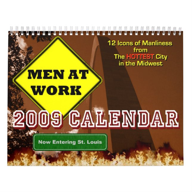 Homens no trabalho - calendário 2009 (Capa)