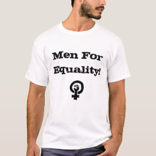 Homens para a camisa da igualdade