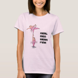 Homens Reais Vestem Camisa De Balé De Gordura Rosa