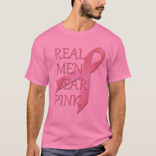 Homens Reais Vestem Camiseta Rosa Básica Rosa