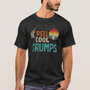 Homens Reel Cool Grumps Vintage Camisa de Pesca Pa