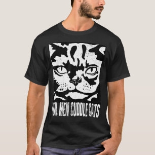 Homens Verdadeiros Gatos De Fecho Camisetas De Gat