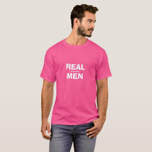 Homens Verdes Vestem Camisa Rosa