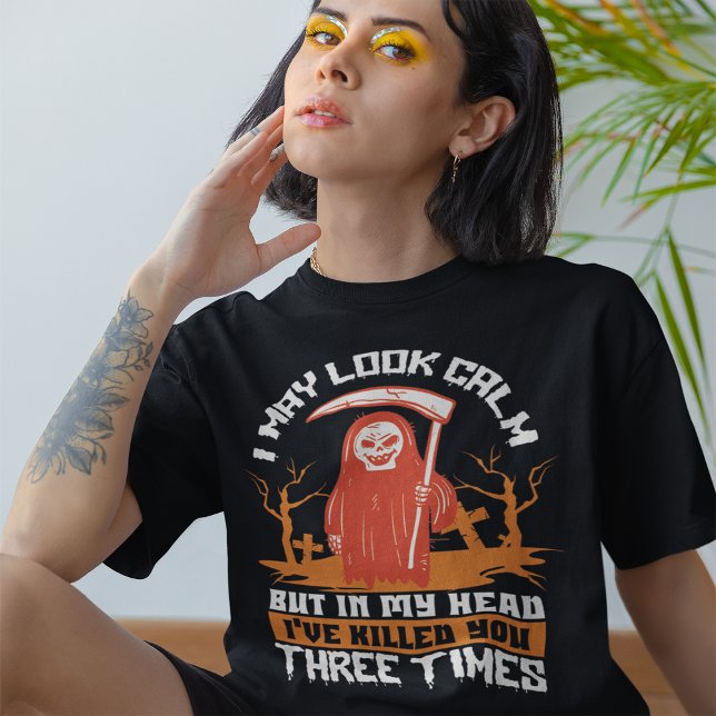 Homer Humor Halloween Cite Camisa T (Criador carregado)
